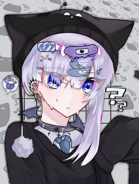 ねこタルトちゃん！🐈　【塗り絵】
