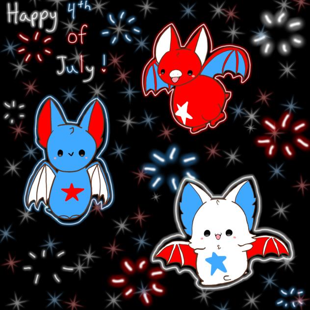 🇺🇸🎆🌟🦇4th of July Bats🇺🇸🎆🌟🦇