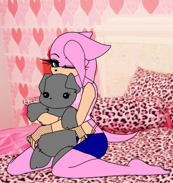 Amy The HedgeHog (Normal With Blush)