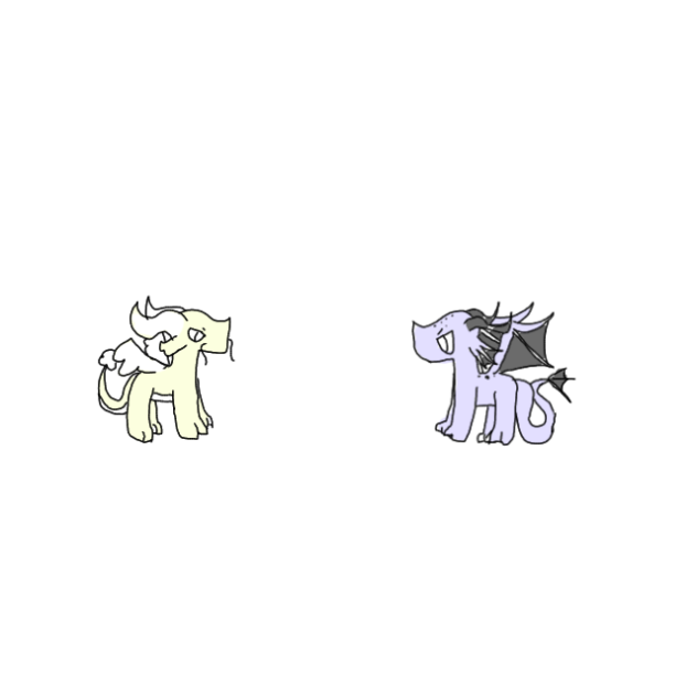 Dragons Fight - ibisPaint
