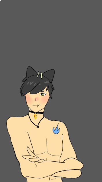 Kuro as a human