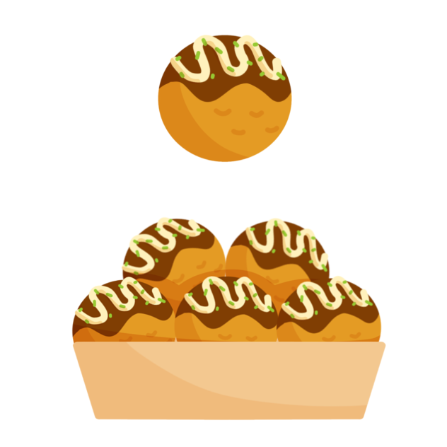 Takoyaki stickers2