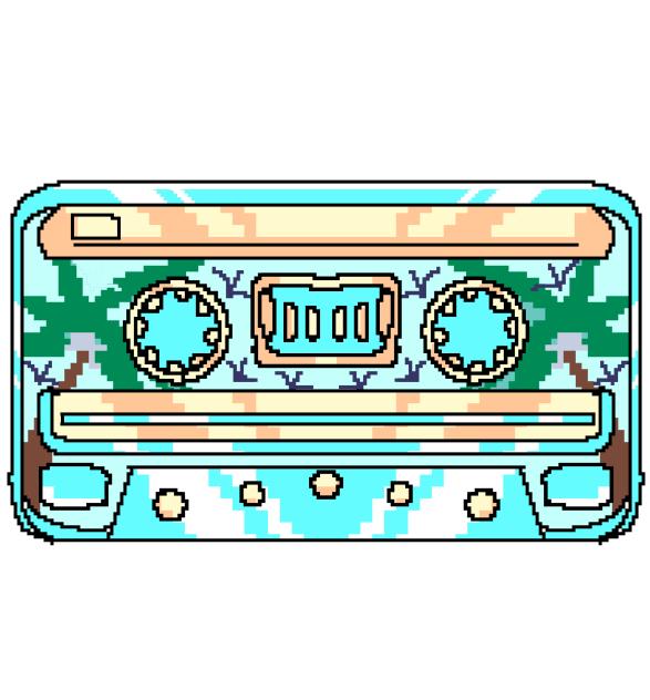 cassette tape (pixel)2