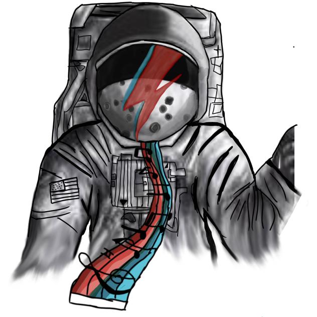 Bowie Astronaut