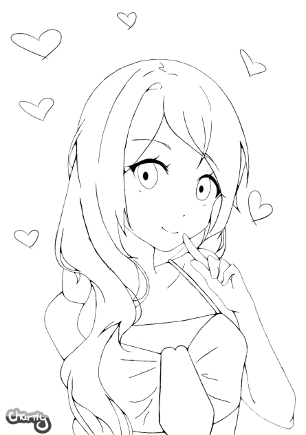 Face 3 lineart