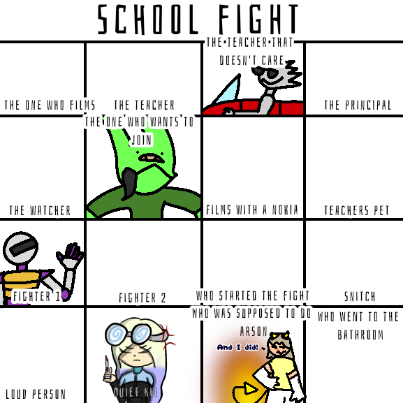 School fight collab