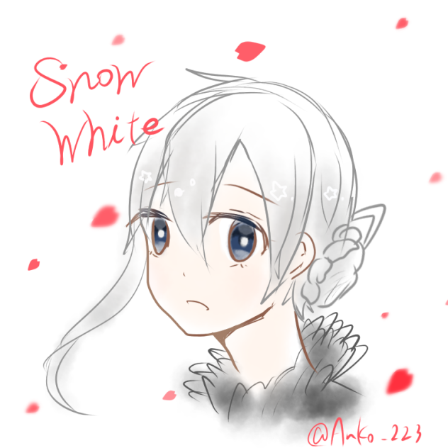 落書きスノウホワイト