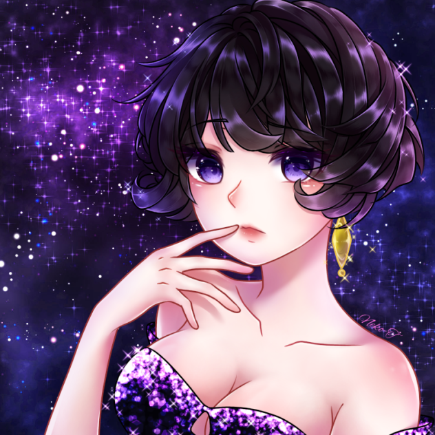 Purple-speedpaint-ibis drawing