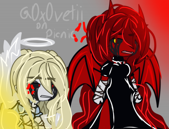 Angel and demon who is the real devil - ibisPaint