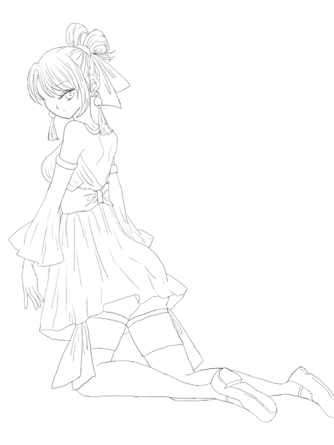 線画6