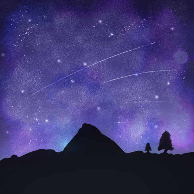 cielo estrellado (🌌)