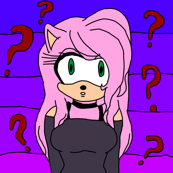 Confused Amy Rose