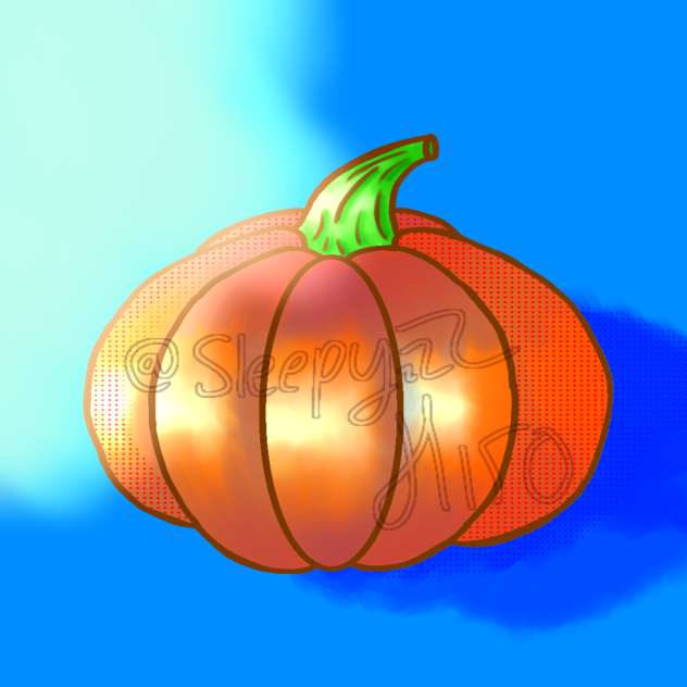 Realistic pumpkin for Halloween!
