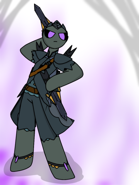 Scrubby Assassin pose (shaded)