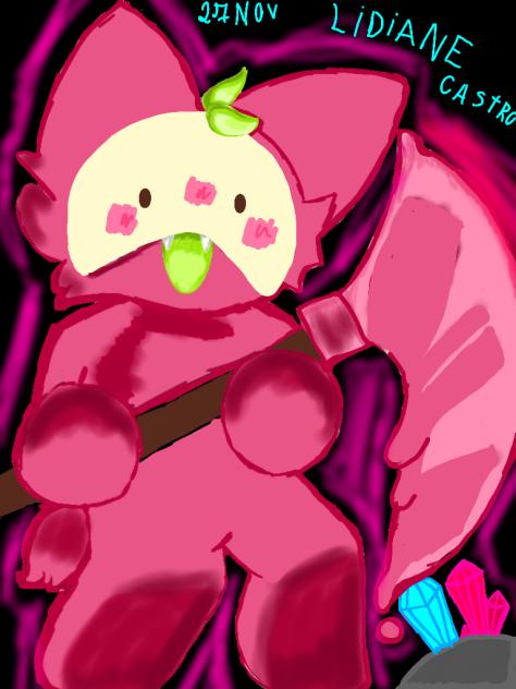 mini cat cristal pink