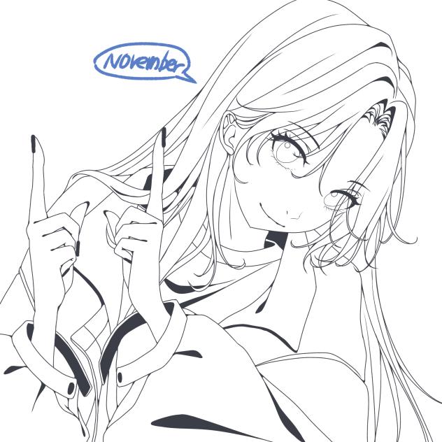 November 塗り絵