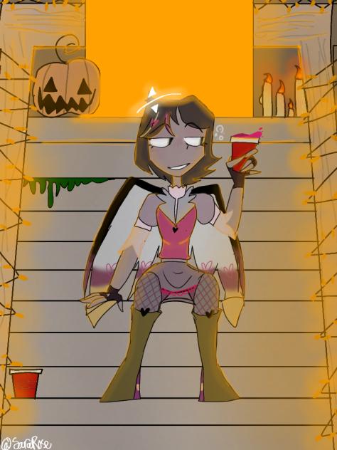 Halloween party aftermath