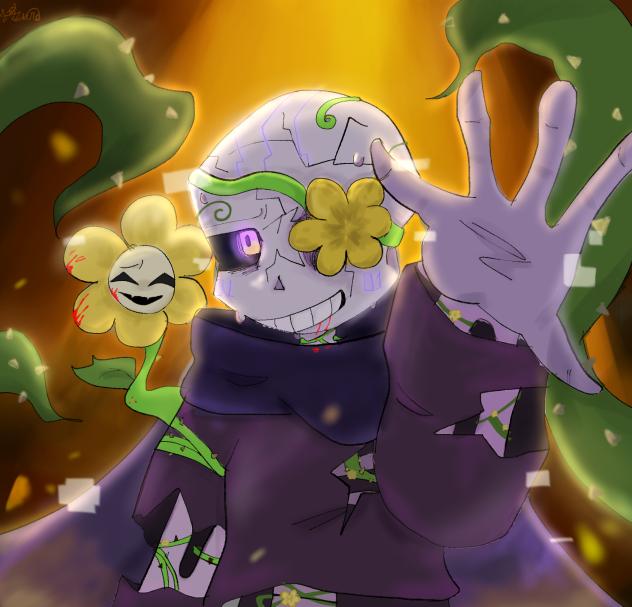 Withering Will 🥀 - Last Phase Echo! Sans