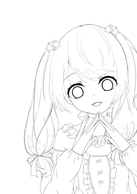 フォロワーさん線画