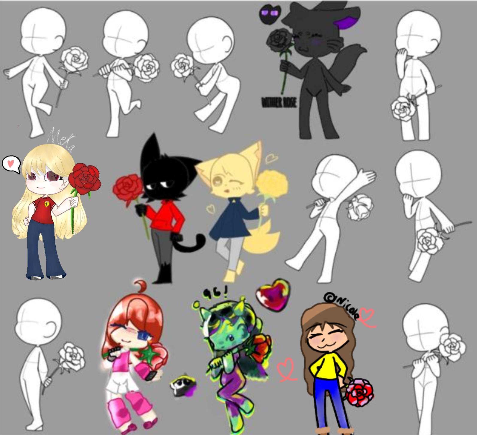 Rose Collab! - ibisPaint
