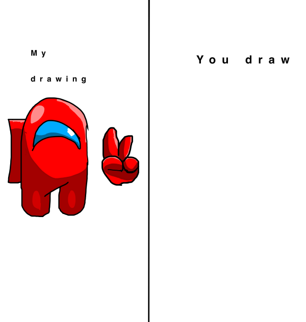Among us my draw you🫵🤨