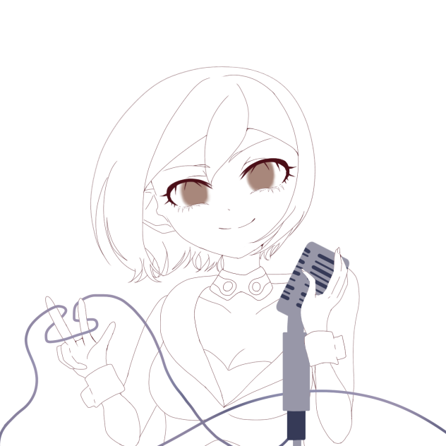 線画配布【MEIKO】