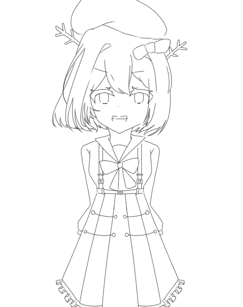 ウパさん塗り絵