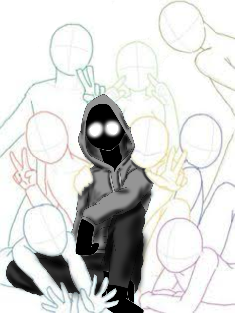 Group of friends collab