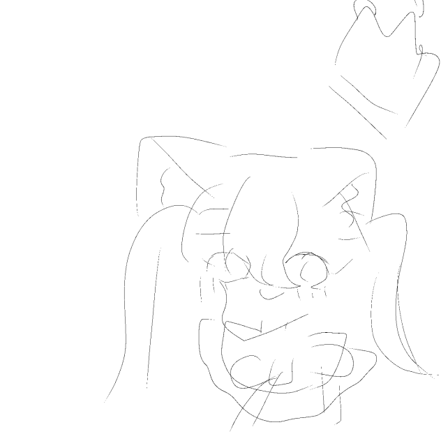 目かくして代理描いた