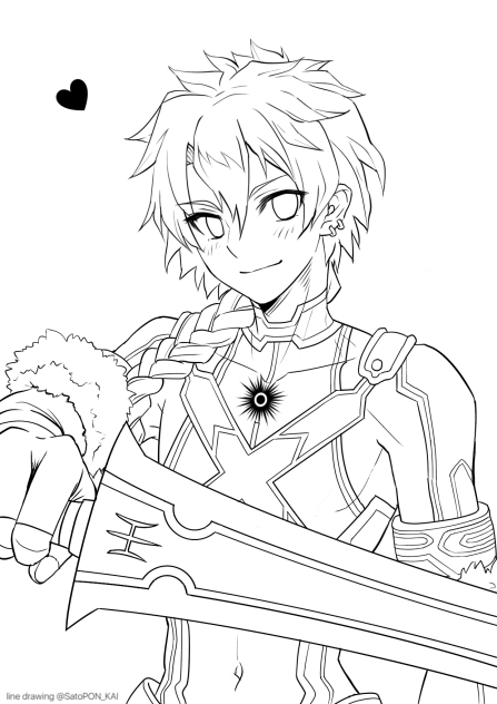 FGOアレキサンダー君 線画