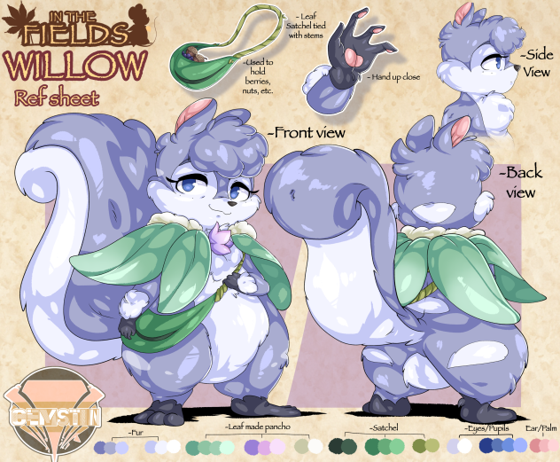 WILLOW REF SHEET-IN THE FIELDS 🐿🌾