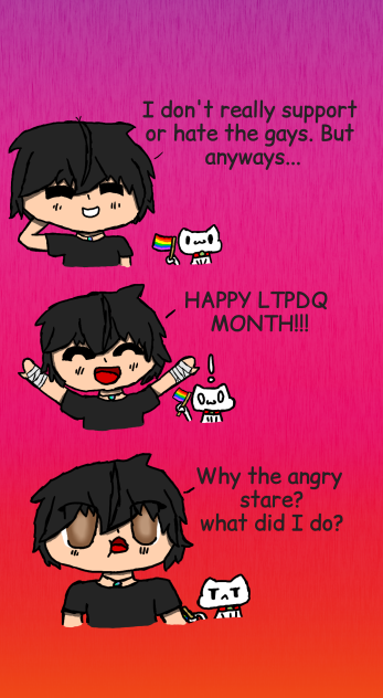 Pride month art joke