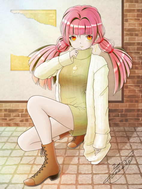 A dress to catch my boyfriend's eye♡