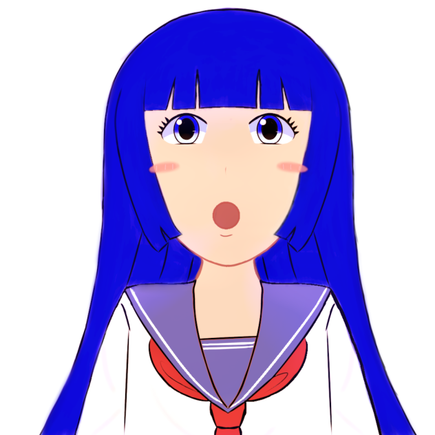 anime school girl