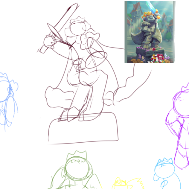 Work in progress tribute to Techno - ibisPaint