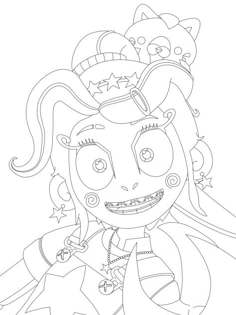 Lily Lovebraids - Coloring Page
