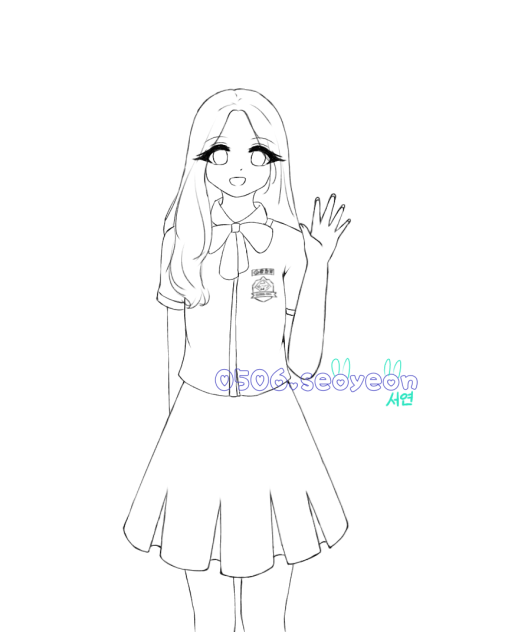 Jang WonYoung of IZ ONE (for coloring)