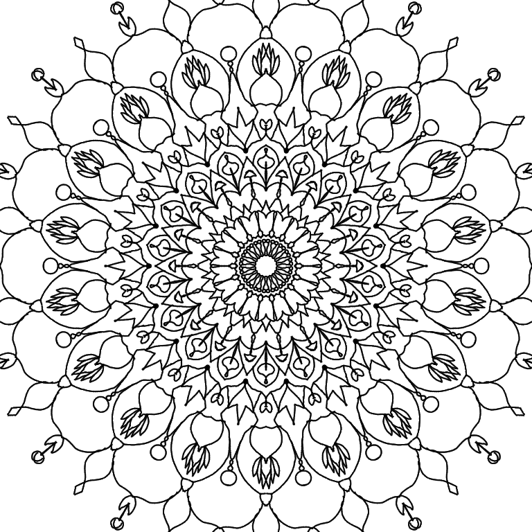 Mandala 4 - ibisPaint