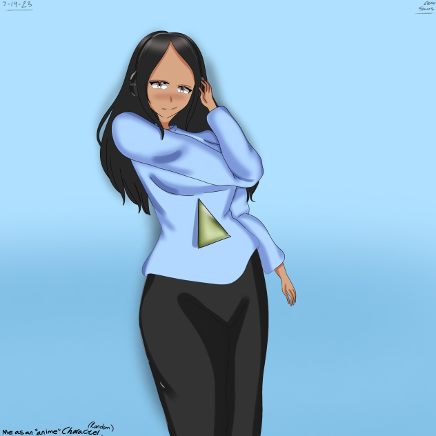 Me as an 'anime' character [Random]