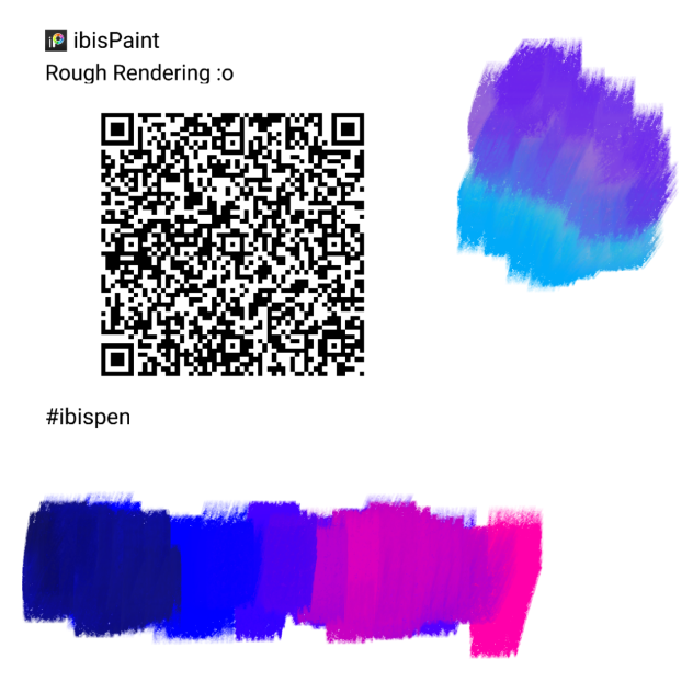 Rough Rendering brush ibisPaint