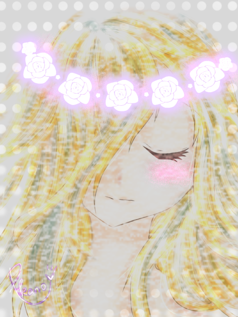 お姫様イメージらくがき。