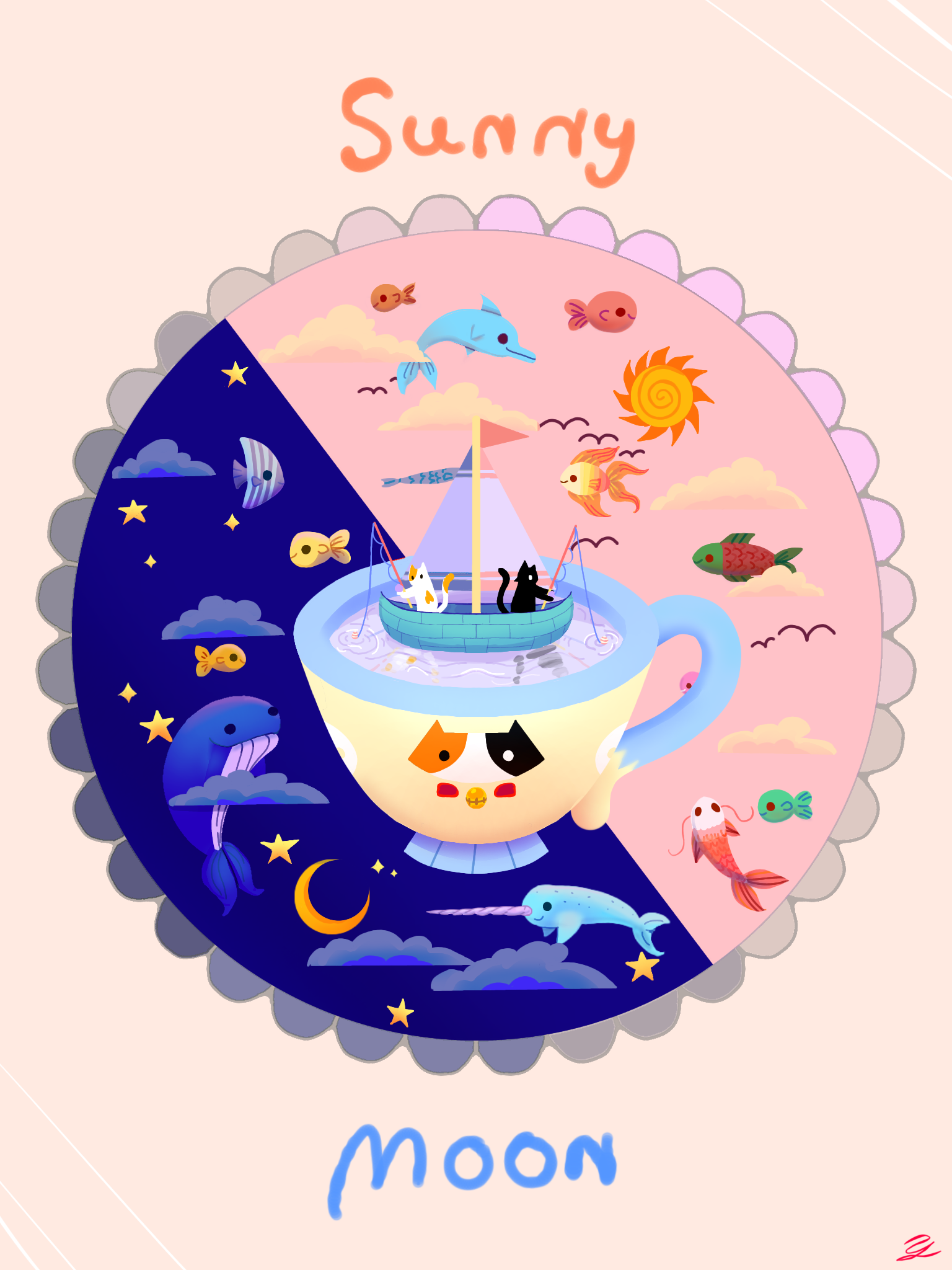 Sunny & Moon - ibisPaint