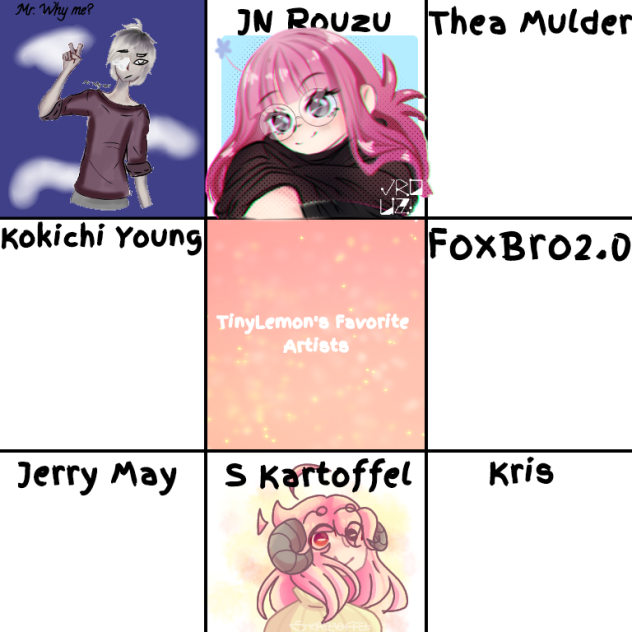 for tinylemon's favorite artists