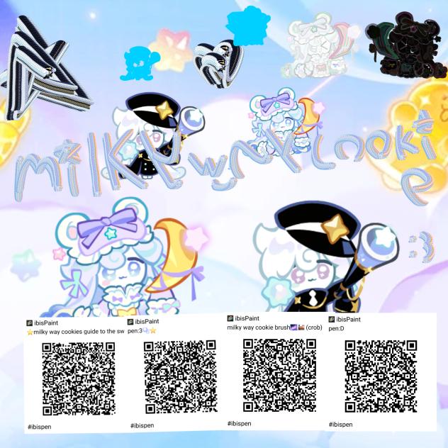 milky way cookie brushes 🌌🚂⭐️🫧