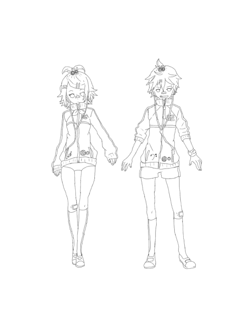 鏡音リンLEN kagamine rin and len