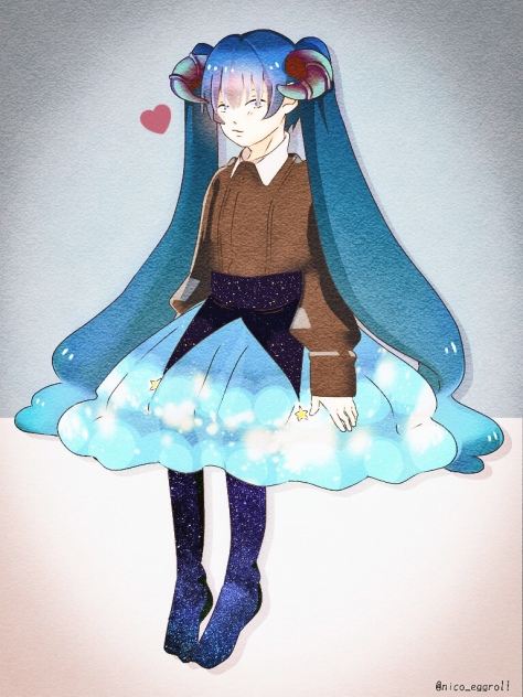 ツインテール男子