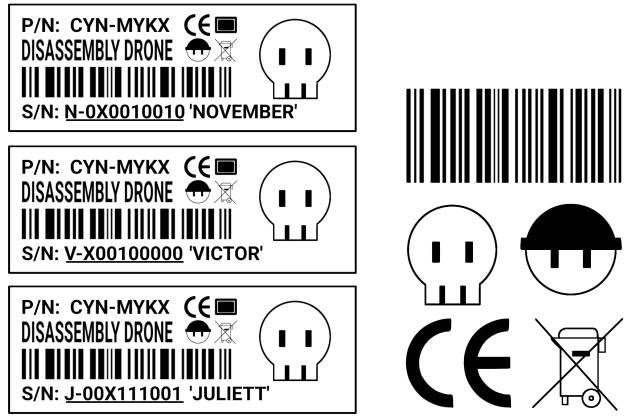 Murder Drone Icons Template