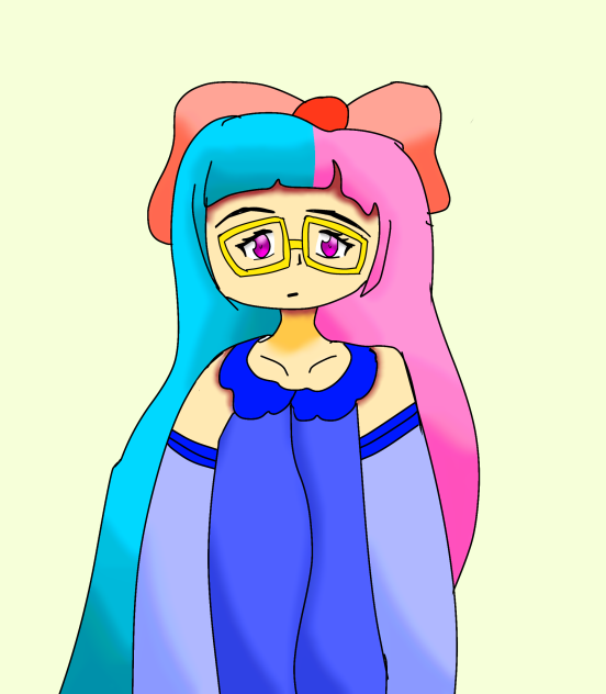Two haired color girl!