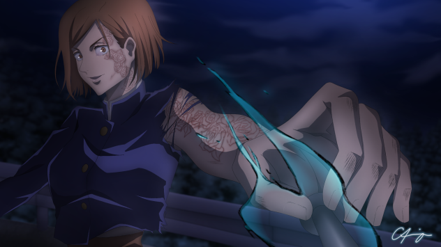 Nobara Kugisaki vs Eso scene
