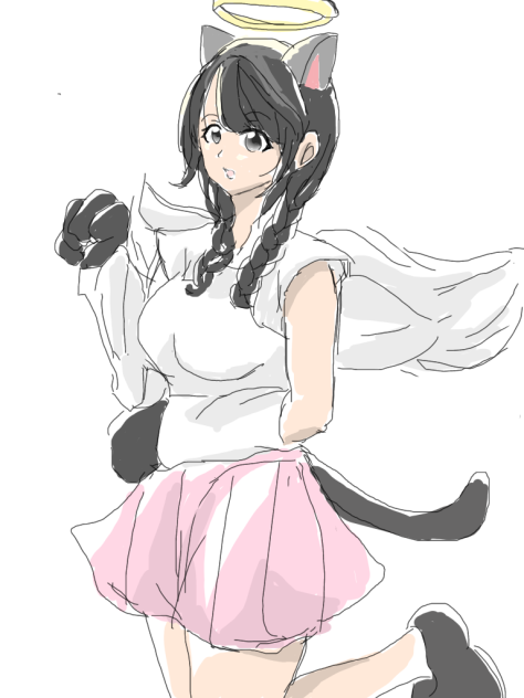猫天使巫女三つ編みちゃん！